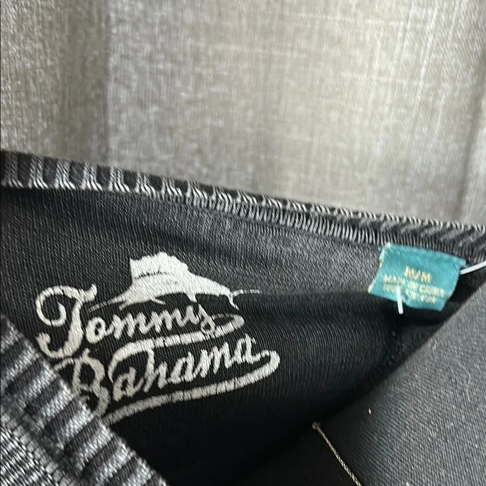 Tommy Bahama Black V-Neck Sweater with Relaxed Fit